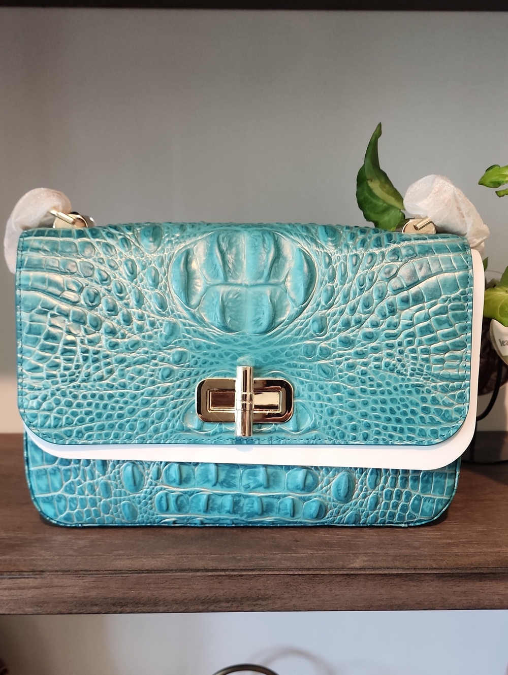 Brahmin Rosalie Crossbody – Mermaid Green Melbourne | NWT